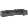 Set de muebles de jardín 6 pzas y cojines ratán sintético gris de , Conjuntos de jardín - Ref: Foro24-3308106, Precio: 419,16...