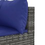 Set de muebles de jardín 5 pzas y cojines ratán sintético gris de , Conjuntos de jardín - Ref: Foro24-3308127, Precio: 341,53...