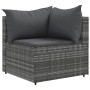 Set de muebles de jardín 7 pzas y cojines ratán sintético gris de , Conjuntos de jardín - Ref: Foro24-3308178, Precio: 489,18...