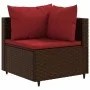 Garden furniture set, 6 pieces, with brown synthetic rattan cushions. by , Garden sets - Ref: Foro24-3308165, Price: 409,13 €...