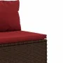 Set muebles de jardín 6 piezas y cojines ratán sintético marrón de , Conjuntos de jardín - Ref: Foro24-3308165, Precio: 409,1...