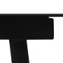 Mesa de comedor de jardín acero y vidrio negra 190x90x74 cm de vidaXL, Mesas de jardín - Ref: Foro24-312159, Precio: 226,97 €...