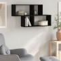 Estantería de pared madera ingeniería negro 100x20x53 cm de , Estantes y estanterías - Ref: Foro24-848018, Precio: 44,25 €, D...