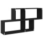 Estantería de pared madera ingeniería negro 100x20x53 cm de , Estantes y estanterías - Ref: Foro24-848018, Precio: 44,25 €, D...