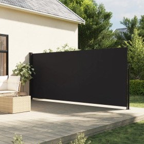 Toldo lateral retráctil negro 160x500 cm de , Sombrillas - Ref: Foro24-4004429, Precio: 108,57 €, Descuento: %