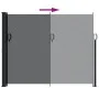 Toldo lateral retráctil negro 160x500 cm de , Sombrillas - Ref: Foro24-4004429, Precio: 102,92 €, Descuento: %