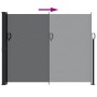 Toldo lateral retráctil negro 160x500 cm de , Sombrillas - Ref: Foro24-4004429, Precio: 108,57 €, Descuento: %