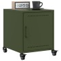 Mesita de noche acero verde oliva 36x39x43,5 cm de , Mesitas de noche - Ref: Foro24-846622, Precio: 49,73 €, Descuento: %