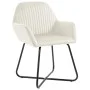 Sillas de comedor 2 unidades terciopelo crema de , Sillas de comedor - Ref: Foro24-249806, Precio: 195,06 €, Descuento: %