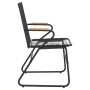 Sillas de jardín 4 unidades ratán PVC negro 58x59x85,5 cm de vidaXL, Sillas de jardín - Ref: Foro24-312174, Precio: 175,47 €,...