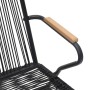 Sillas de jardín 4 unidades ratán PVC negro 58x59x85,5 cm de vidaXL, Sillas de jardín - Ref: Foro24-312174, Precio: 175,47 €,...