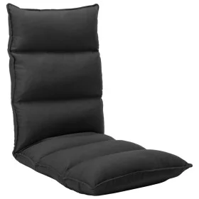 Folding black fabric floor lounger by , Floor chairs - Ref: Foro24-325241, Price: 107,70 €, Discount: %