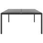 Mesa jardín vidrio templado ratán sintético negro 200x150x75 cm de vidaXL, Mesas de jardín - Ref: Foro24-310586, Precio: 271,...