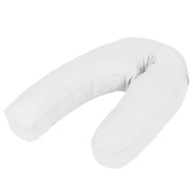 J-shaped pregnancy pillow 54x(36-43) cm white by , Nursing pillows - Ref: Foro24-132973, Price: 19,97 €, Discount: %