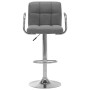 Taburete de cocina tela gris claro de , Taburetes de cocina - Ref: Foro24-283409, Precio: 78,77 €, Descuento: %