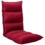 Tumbona de suelo plegable de tela rojo vino tinto de , Sillas de suelo - Ref: Foro24-325243, Precio: 107,70 €, Descuento: %