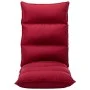 Tumbona de suelo plegable de tela rojo vino tinto de , Sillas de suelo - Ref: Foro24-325243, Precio: 107,70 €, Descuento: %