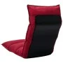 Tumbona de suelo plegable de tela rojo vino tinto de , Sillas de suelo - Ref: Foro24-325243, Precio: 107,70 €, Descuento: %