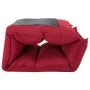 Tumbona de suelo plegable de tela rojo vino tinto de , Sillas de suelo - Ref: Foro24-325243, Precio: 107,70 €, Descuento: %
