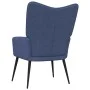 Relax armchair with blue fabric footrest by , Armchairs - Ref: Foro24-327956, Price: 110,27 €, Discount: %