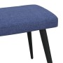 Sillón de relax con reposapiés tela azul de , Sillones - Ref: Foro24-327956, Precio: 112,11 €, Descuento: %