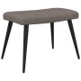 Sillón de relax con reposapiés de tela gris taupe de , Sillones - Ref: Foro24-327961, Precio: 118,52 €, Descuento: %
