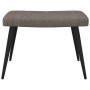 Sillón de relax con reposapiés de tela gris taupe de , Sillones - Ref: Foro24-327961, Precio: 118,52 €, Descuento: %