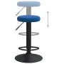 Kitchen stools 2 units blue velvet by , Kitchen stools - Ref: Foro24-333147, Price: 91,62 €, Discount: %