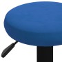 Taburetes de cocina 2 unidades terciopelo azul de , Taburetes de cocina - Ref: Foro24-333147, Precio: 93,32 €, Descuento: %