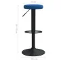 Kitchen stools 2 units blue velvet by , Kitchen stools - Ref: Foro24-333147, Price: 91,62 €, Discount: %