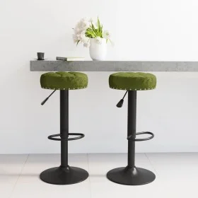 Küchenhocker 2 Stück in hellem grünen Samt von , Küchenhocker - Ref: Foro24-332997, Preis: 89,12 €, Rabatt: %