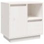 Mesita de noche madera maciza de pino blanco 50x34x50 cm de , Mesitas de noche - Ref: Foro24-814481, Precio: 68,12 €, Descuen...