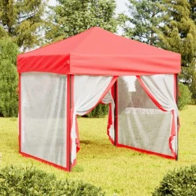 Faltbares Partyzelt mit roten Seitenwänden 2x2 m. von , Zelte und Pavillons - Ref: Foro24-93513, Preis: 97,27 €, Rabatt: %