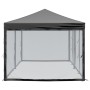 Carpa para fiestas plegable con paredes laterales negra 3x6 m de , Carpas y cenadores - Ref: Foro24-93553, Precio: 192,45 €, ...