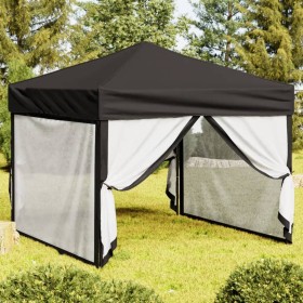 Carpa para fiestas plegable con paredes laterales negra 3x3 m de , Carpas y cenadores - Ref: Foro24-93532, Precio: 131,66 €, ...