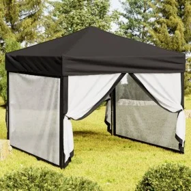 Carpa para fiestas plegable con paredes laterales negra 3x3 m de , Carpas y cenadores - Ref: Foro24-93532, Precio: 129,14 €, ...