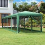 Carpa para fiestas con 10 paredes de malla HDPE verde 3x12 m de , Carpas y cenadores - Ref: Foro24-319248, Precio: 207,06 €, ...