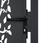 Puerta de jardín acero gris antracita diseño árbol 105x80 cm de , Puertas de jardín - Ref: Foro24-153154, Precio: 198,28 €, D...