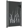 Gartentor aus anthrazitgrauem Stahl mit Grasdesign, 105x130 cm. von , Gartentore - Ref: Foro24-153168, Preis: 265,72 €, Rabat...
