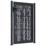 Puerta de jardín acero gris antracita diseño bambú 105x130 cm de , Puertas de jardín - Ref: Foro24-153180, Precio: 253,33 €, ...