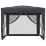 Carpa para fiestas 4 paredes de malla HDPE gris antracita 3x3 m de , Carpas y cenadores - Ref: Foro24-319229, Precio: 91,26 €...