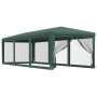 Carpa para fiestas con 8 paredes de malla HDPE verde 3x9 m de , Carpas y cenadores - Ref: Foro24-319243, Precio: 155,26 €, De...
