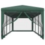 Carpa para fiestas con 8 paredes de malla HDPE verde 3x9 m de , Carpas y cenadores - Ref: Foro24-319243, Precio: 155,26 €, De...