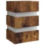 LED nightstand made of smoked oak engineered wood, measuring 45x35x67 cm. by , Nightstands - Ref: Foro24-326848, Price: 123,5...