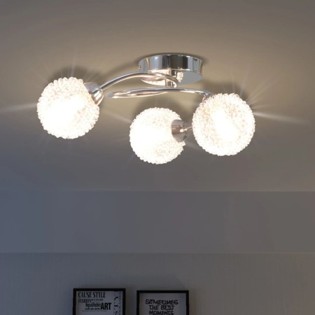Lámpara de techo con 3 bombillas LED G9 120 W de , Apliques de techo - Ref: Foro24-50487, Precio: 45,62 €, Descuento: %