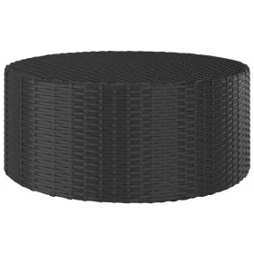 Black synthetic rattan coffee table 68x68x30 cm by vidaXL, Garden tables - Ref: Foro24-310467, Price: 88,91 €, Discount: %