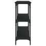 Mesa consola madera de ingeniería negra 200x29x75 cm de , Mesas auxiliares - Ref: Foro24-834110, Precio: 97,21 €, Descuento: %