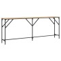 Mesa consola madera de ingeniería roble Sonoma 200x29x75 cm de , Mesas auxiliares - Ref: Foro24-837778, Precio: 60,60 €, Desc...