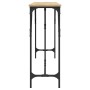 Mesa consola madera de ingeniería roble Sonoma 200x29x75 cm de , Mesas auxiliares - Ref: Foro24-837778, Precio: 60,60 €, Desc...