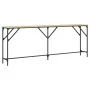 Konsole aus Sonoma-Eichen-Ingenieurholz 200x29x75 cm von , Seitentische - Ref: Foro24-837778, Preis: 59,88 €, Rabatt: %